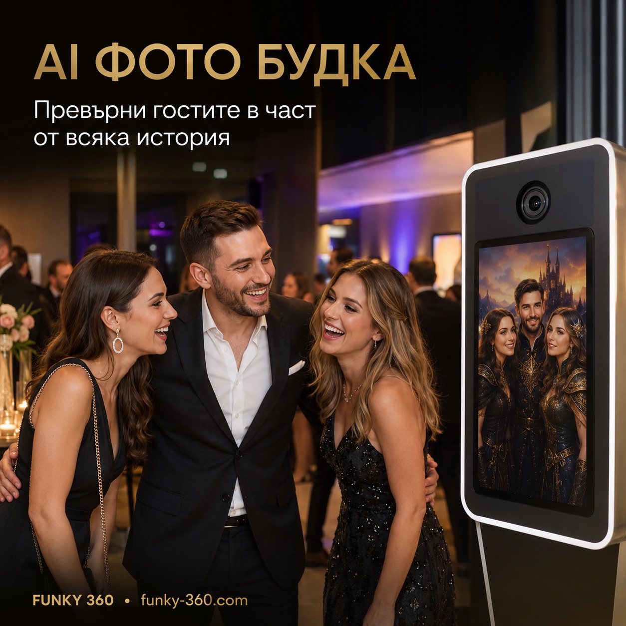 ai фото будка с изкуствен интелект