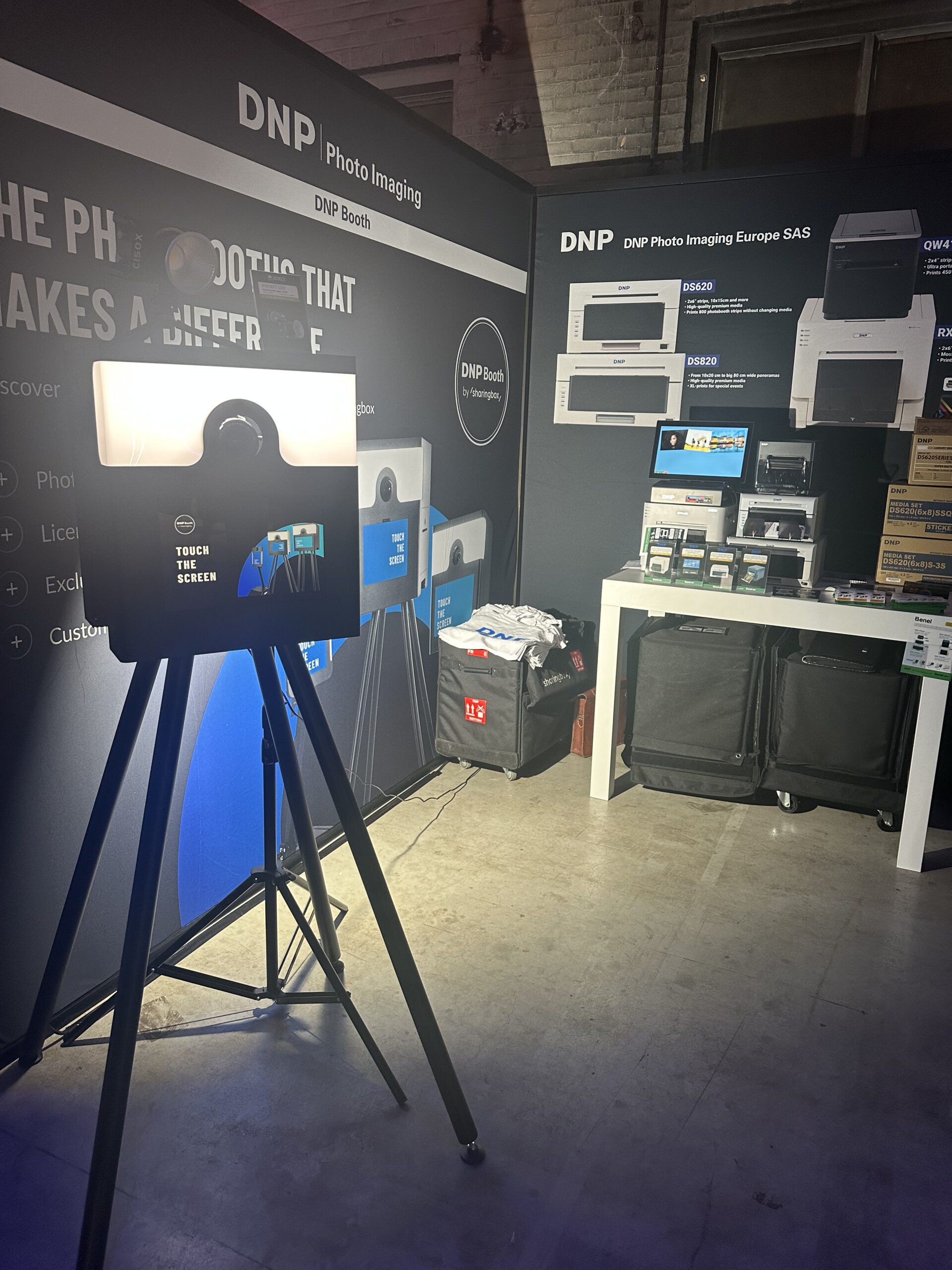 The Funky 360 team in action at an event